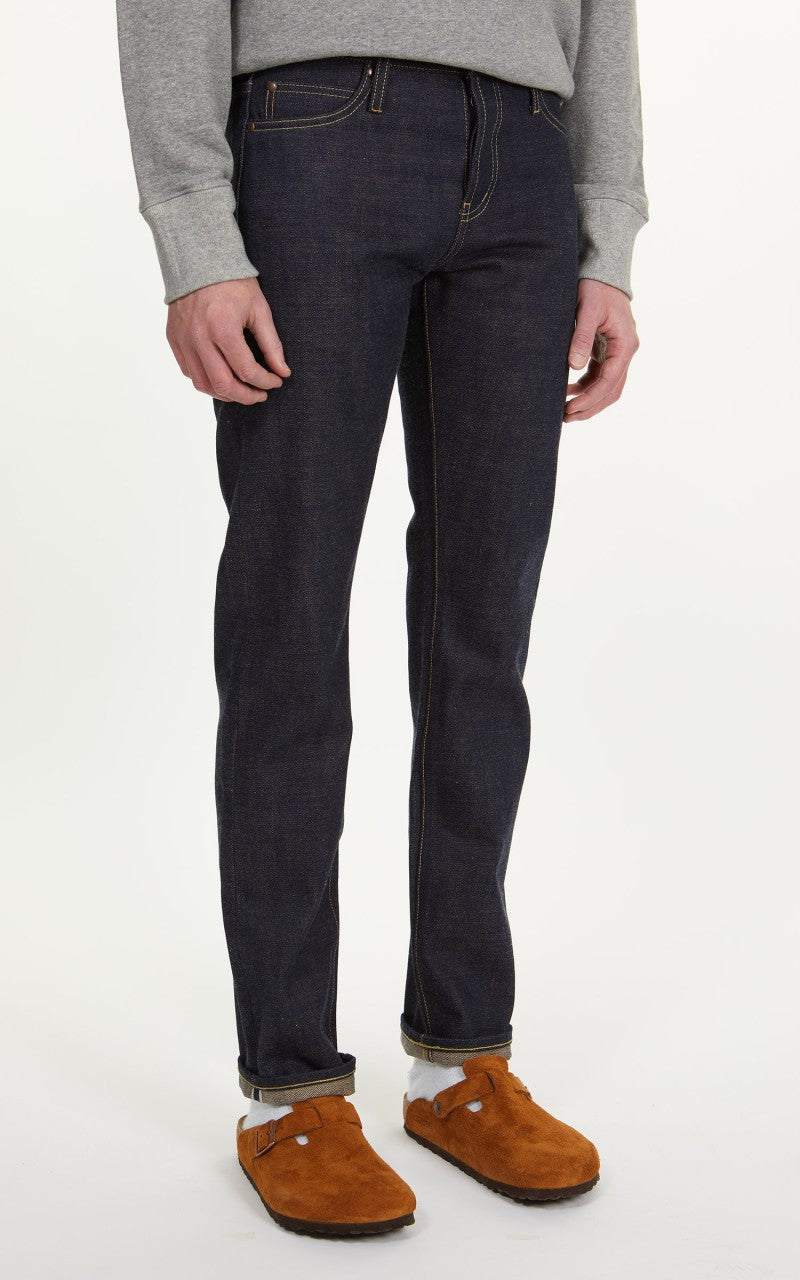 The Unbranded Brand UB169 Skinny Fit Natural Seed Weft 18oz