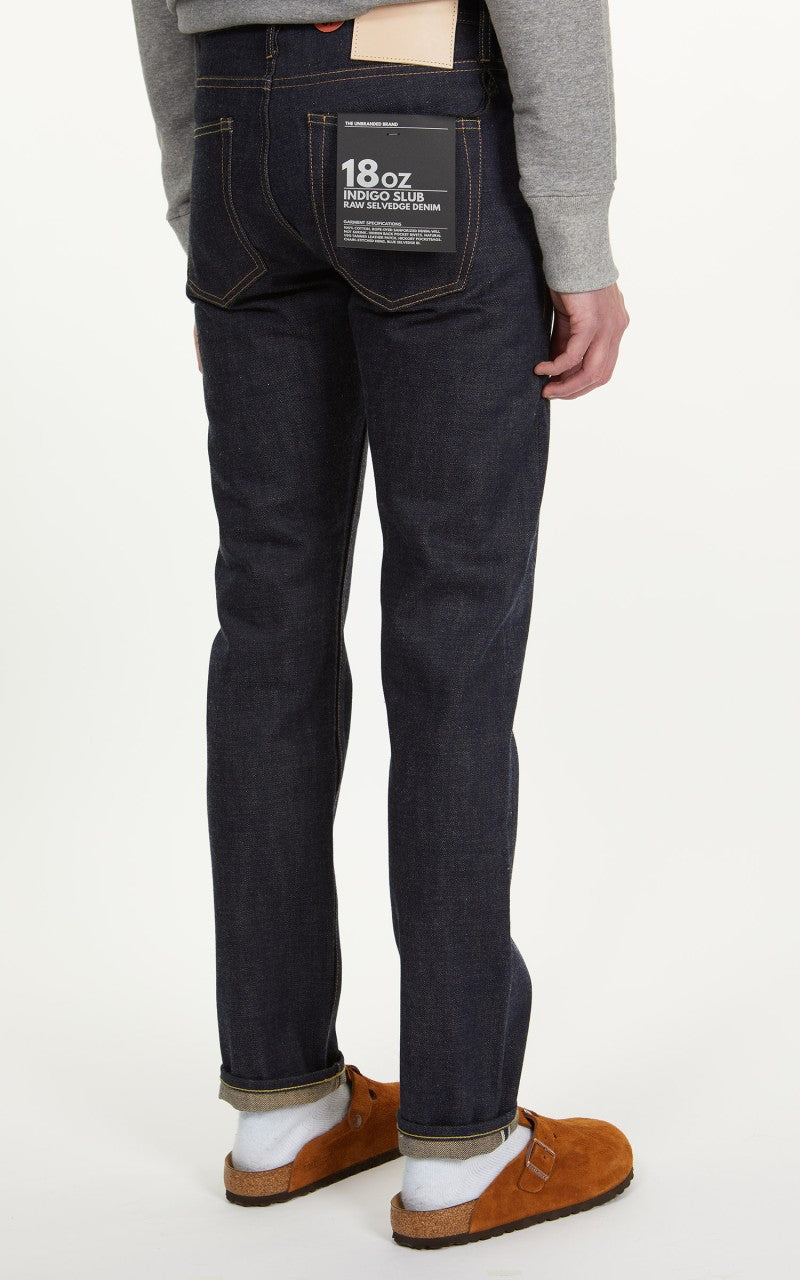 The Unbranded Brand UB169 Skinny Fit Natural Seed Weft 18oz