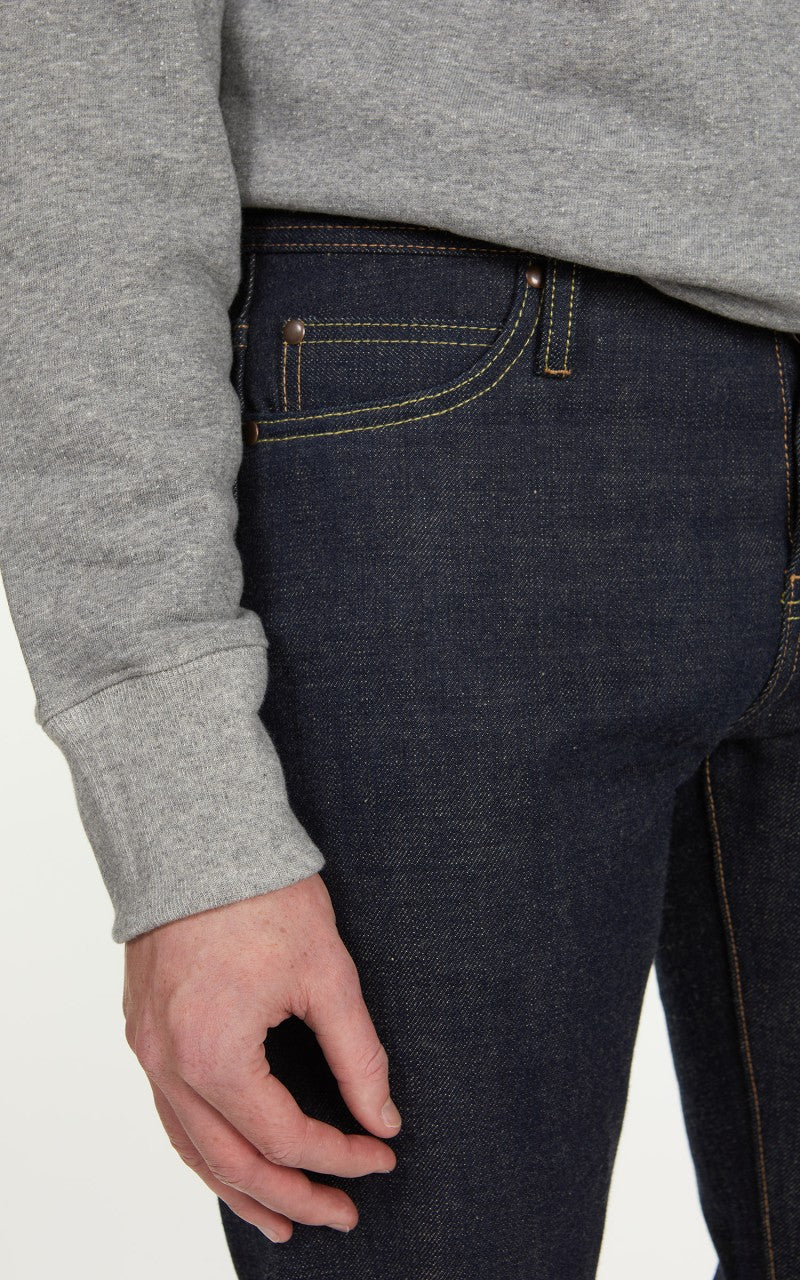 The Unbranded Brand UB169 Skinny Fit Natural Seed Weft 18oz