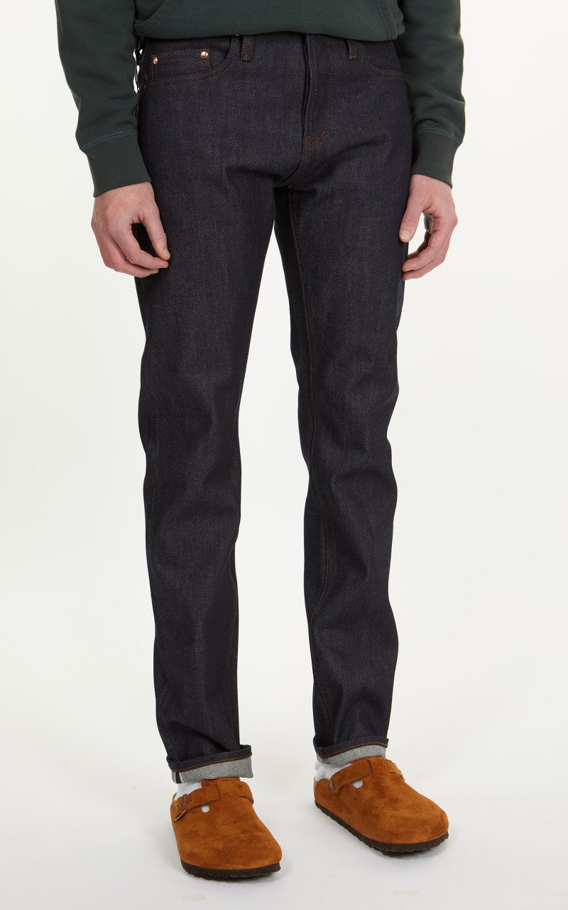 The Unbranded Brand UB201 Tapered Fit Selvedge Indigo 14.5oz