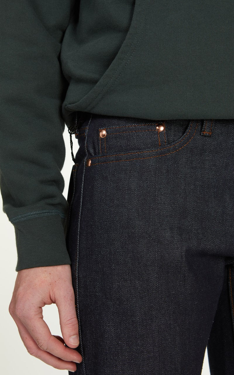 The Unbranded Brand UB201 Tapered Fit Selvedge Indigo 14.5oz