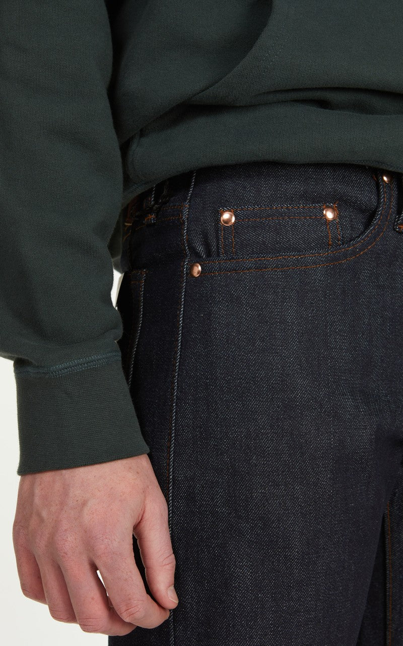 The Unbranded Brand UB201 Tapered Fit Selvedge Indigo 14.5oz