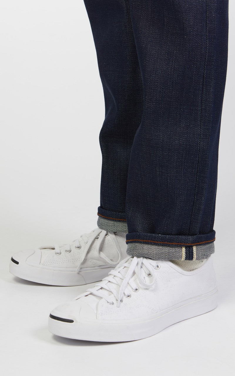 The Unbranded Brand UB221 Tapered Fit Heavyweight Selvedge Indigo 21oz