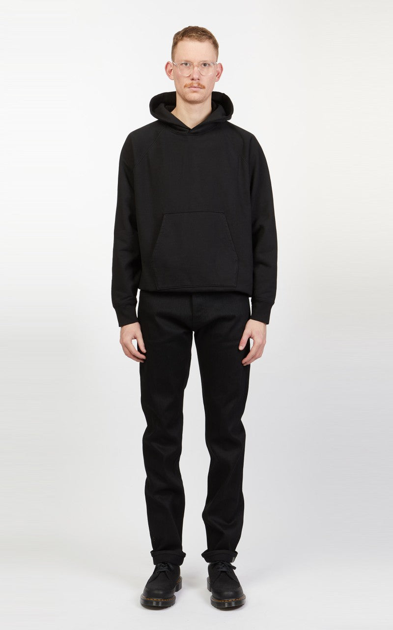 The Unbranded Brand UB244 Tapered Fit Stretch Selvedge Black 11oz