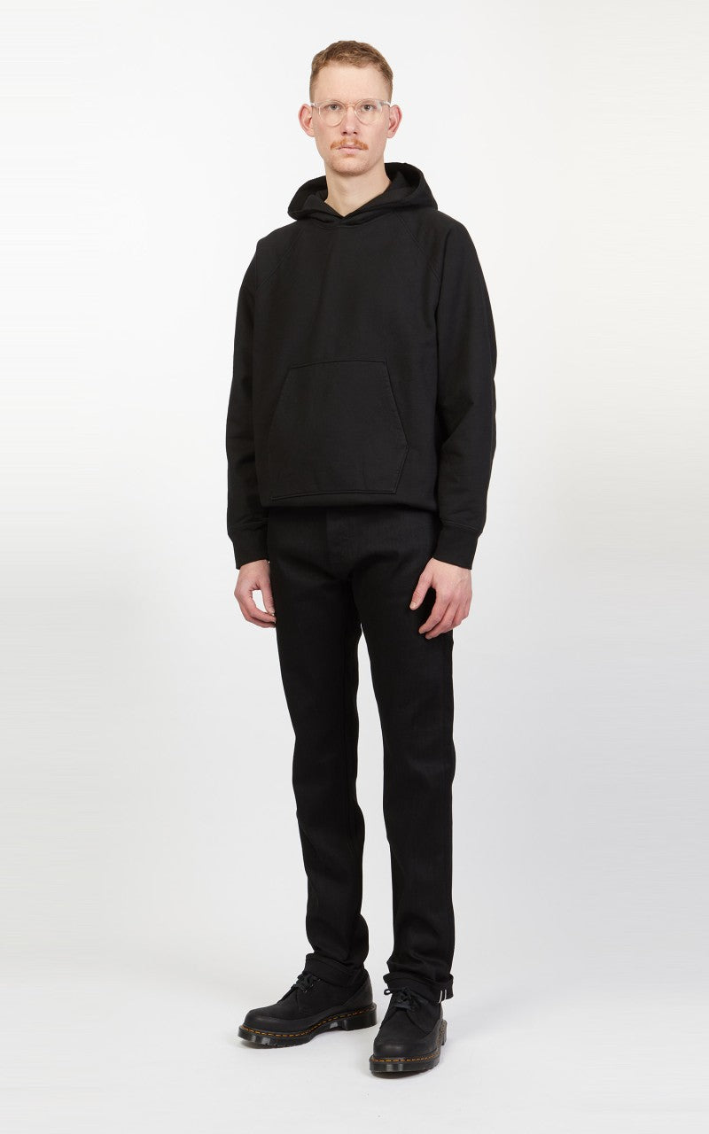 The Unbranded Brand UB244 Tapered Fit Stretch Selvedge Black 11oz