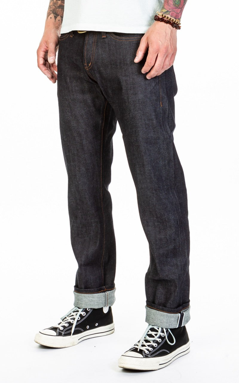 The Unbranded Brand UB222 Tapered Fit Stretch Selvedge Indigo 11oz