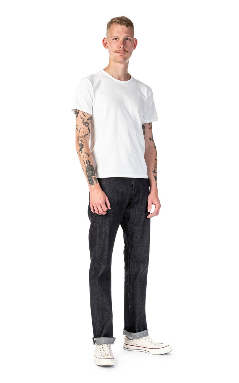 The Unbranded Brand UB322 Straight Fit Stretch Selvedge Indigo 11oz
