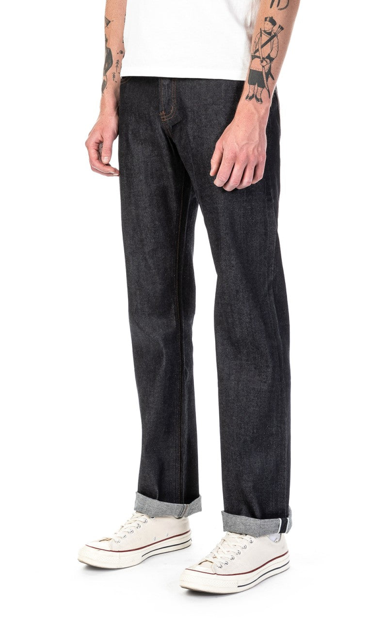 The Unbranded Brand UB322 Straight Fit Stretch Selvedge Indigo 11oz