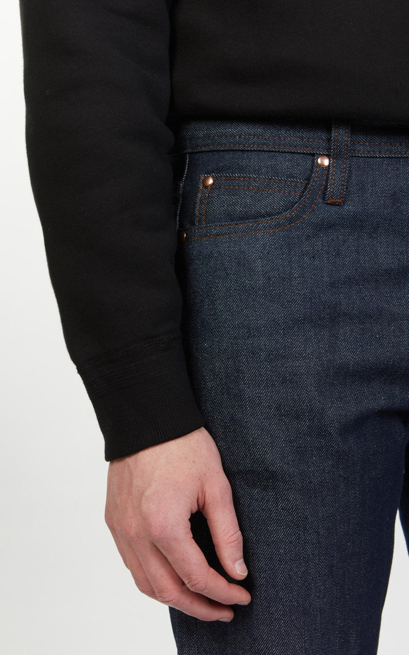 The Unbranded Brand UB401 Tight Fit Selvedge Indigo 14.5oz