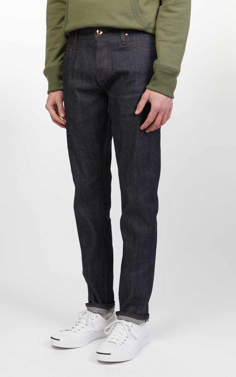 The Unbranded Brand UB422 Tight Fit Stretch Selvedge Indigo 11oz