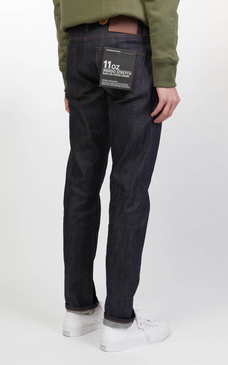 The Unbranded Brand UB422 Tight Fit Stretch Selvedge Indigo 11oz