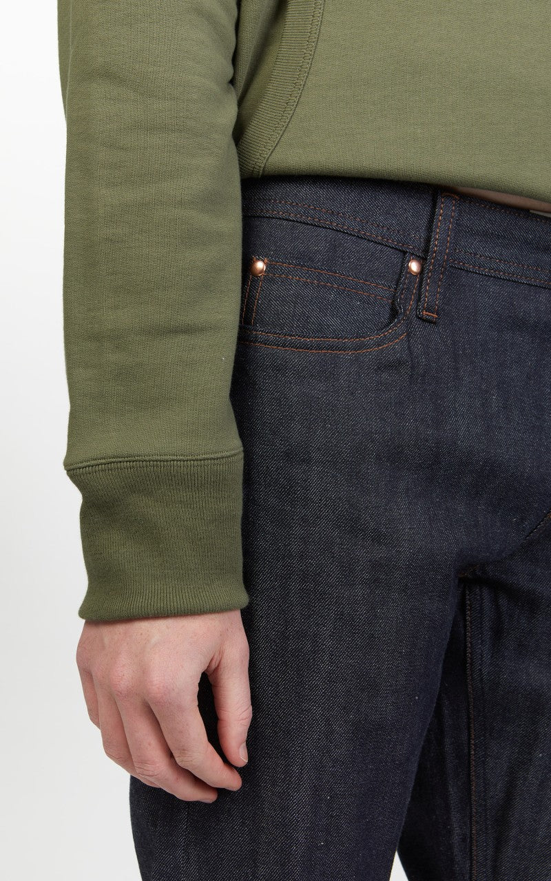 The Unbranded Brand UB422 Tight Fit Stretch Selvedge Indigo 11oz