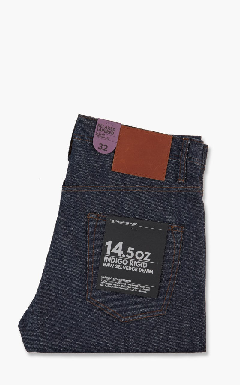 The Unbranded Brand UB601 Relaxed Fit Selvedge Indigo 14.5oz