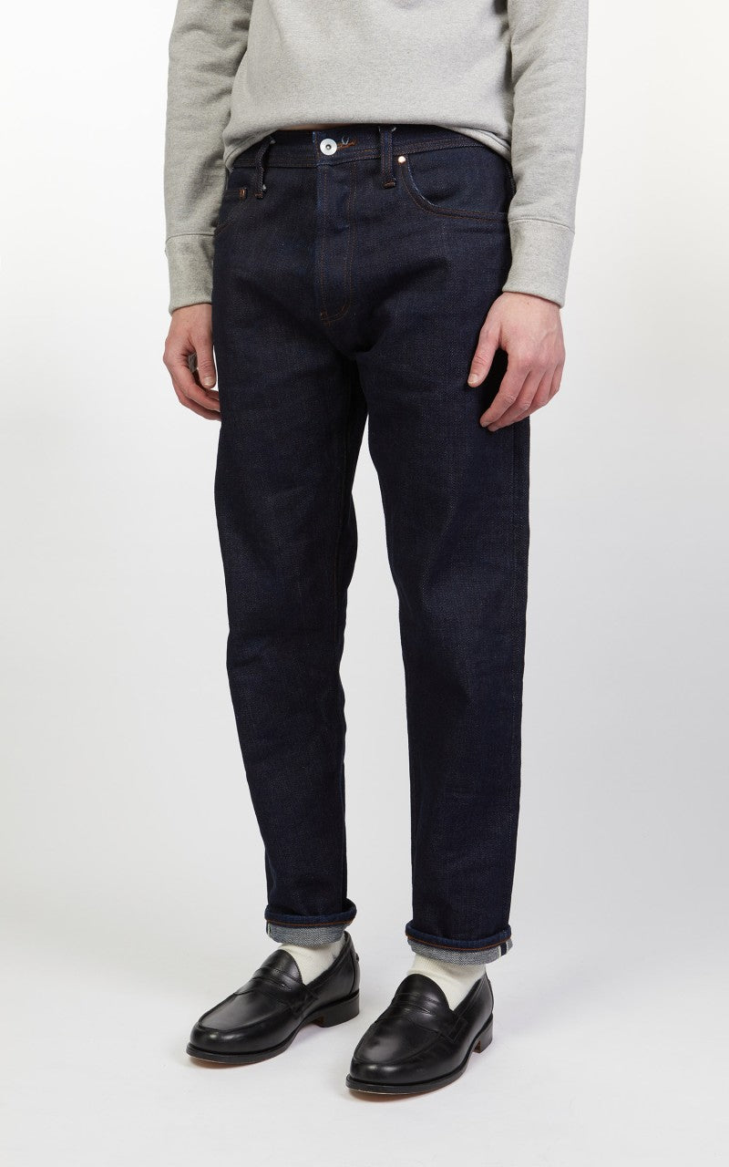 The Unbranded Brand UB621 Relaxed Fit Heavyweight Selvedge Indigo 21oz