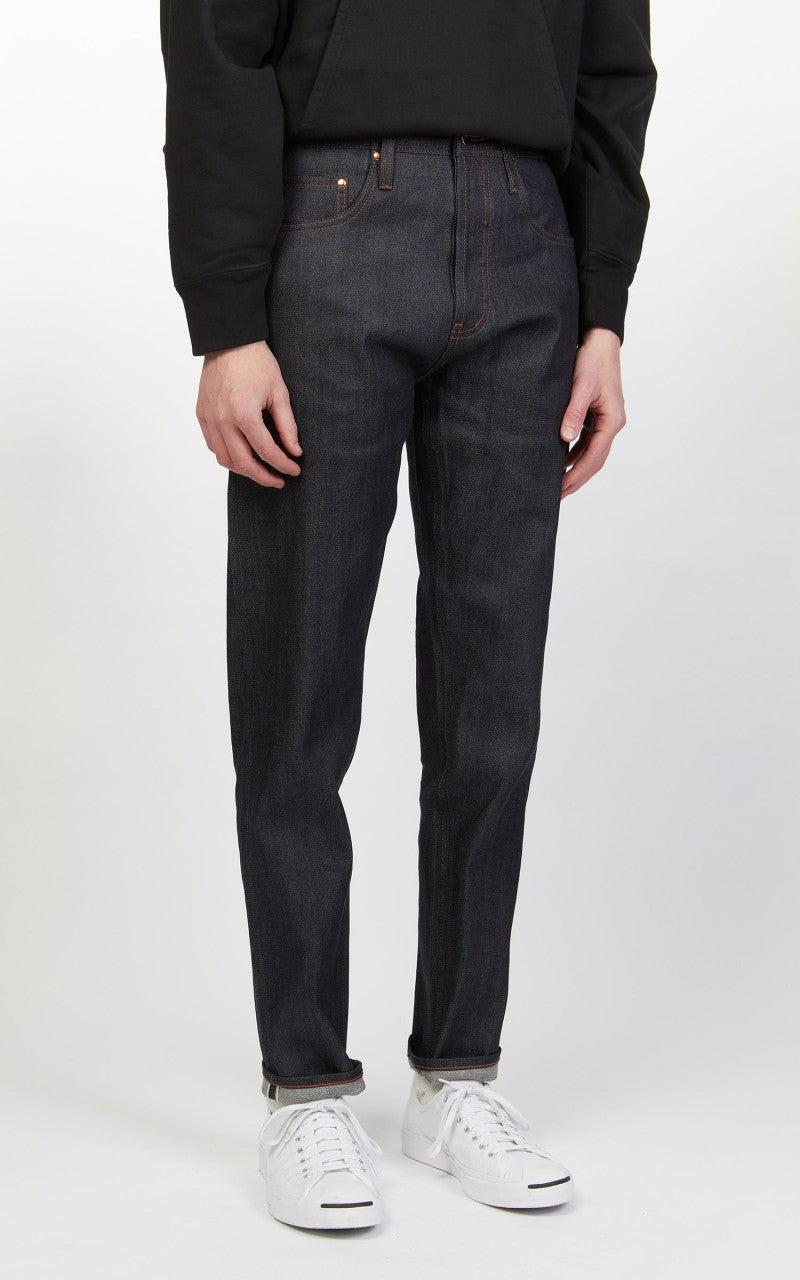 The Unbranded Brand UB622 Relaxed Tapered Fit Stretch Selvedge Indigo 11oz