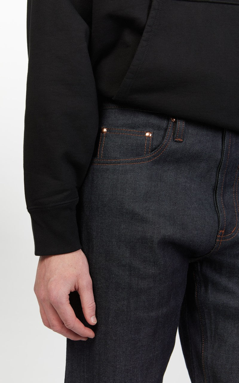 The Unbranded Brand UB622 Relaxed Tapered Fit Stretch Selvedge Indigo 11oz