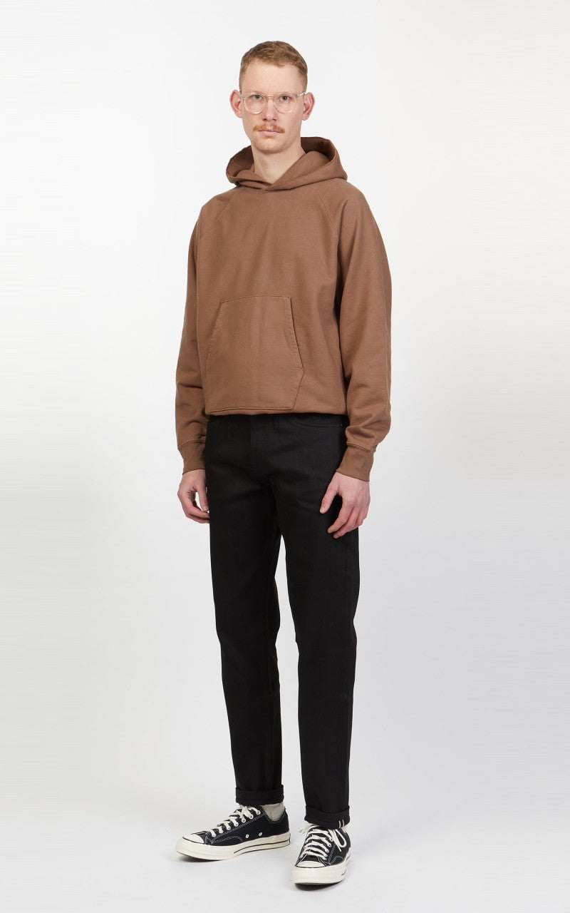 The Unbranded Brand UB644 Relaxed Tapered Fit Stretch Selvedge Black 11oz