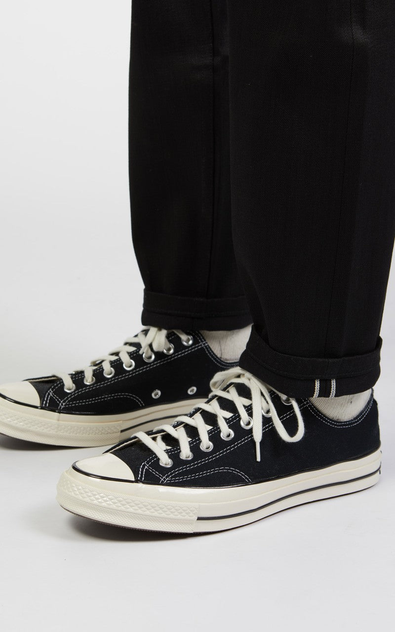 The Unbranded Brand UB644 Relaxed Tapered Fit Stretch Selvedge Black 11oz