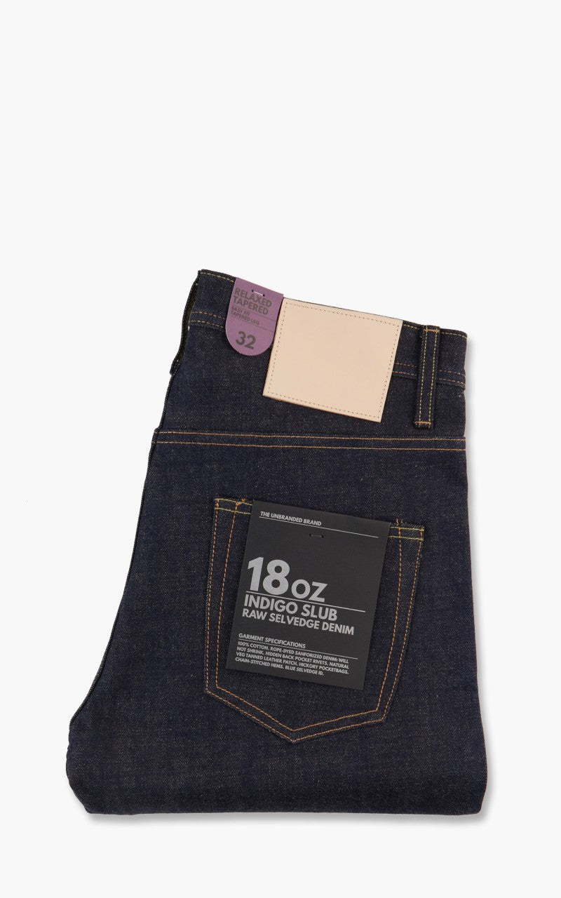 The Unbranded Brand UB669 Relaxed Tapered Fit Natural Seed Weft 18oz