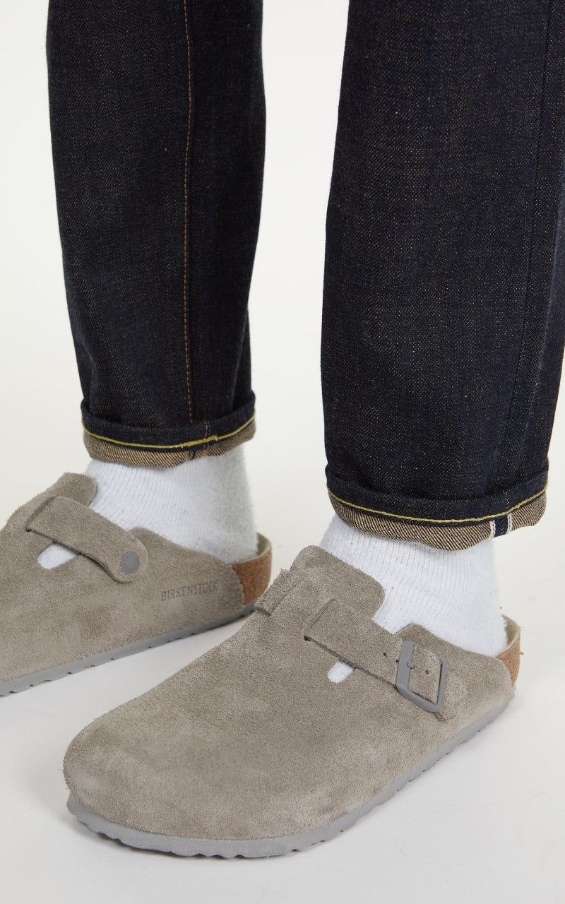 The Unbranded Brand UB669 Relaxed Tapered Fit Natural Seed Weft 18oz