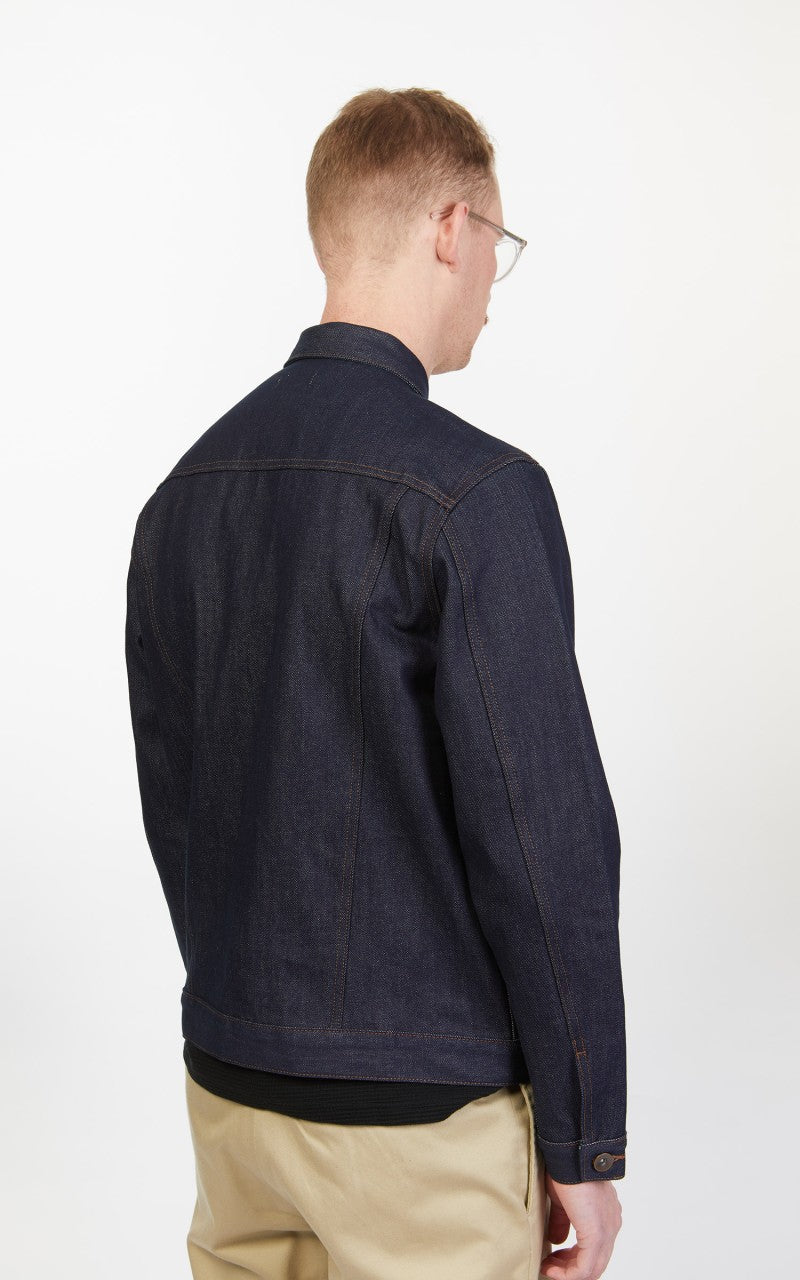 The Unbranded Brand UB901 Denim Jacket Indigo Selvedge 14.5oz