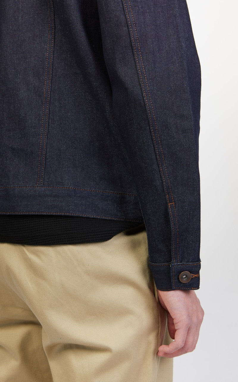 The Unbranded Brand UB901 Denim Jacket Indigo Selvedge 14.5oz