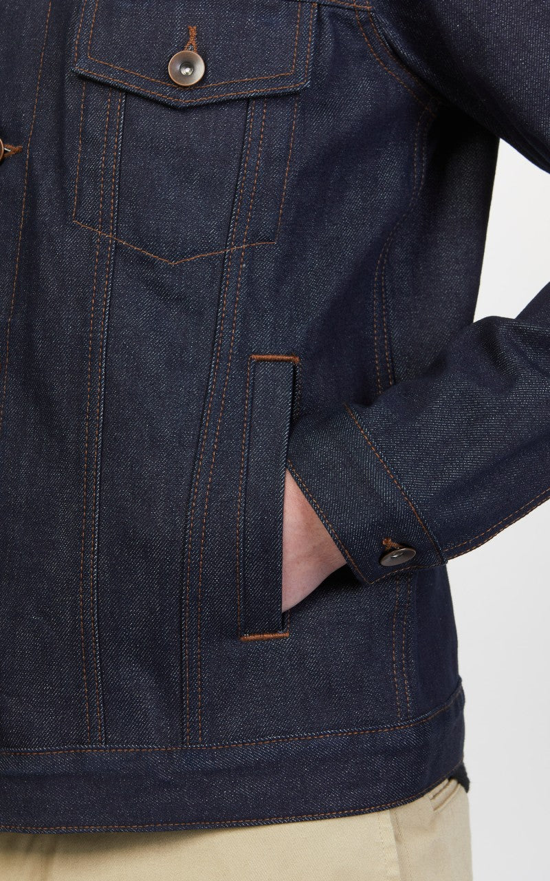 The Unbranded Brand UB901 Denim Jacket Indigo Selvedge 14.5oz