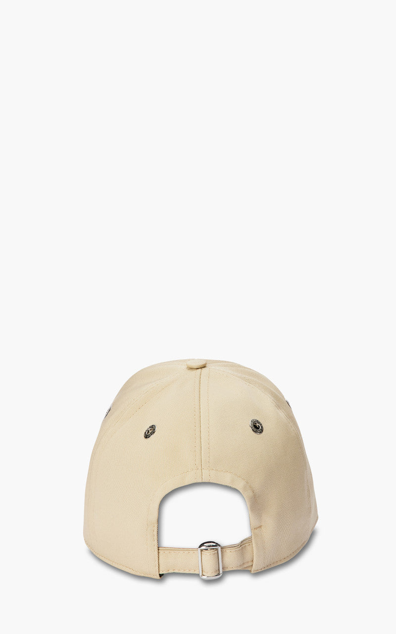 AMI Paris Red ADC Embroidery Cap Vanilla