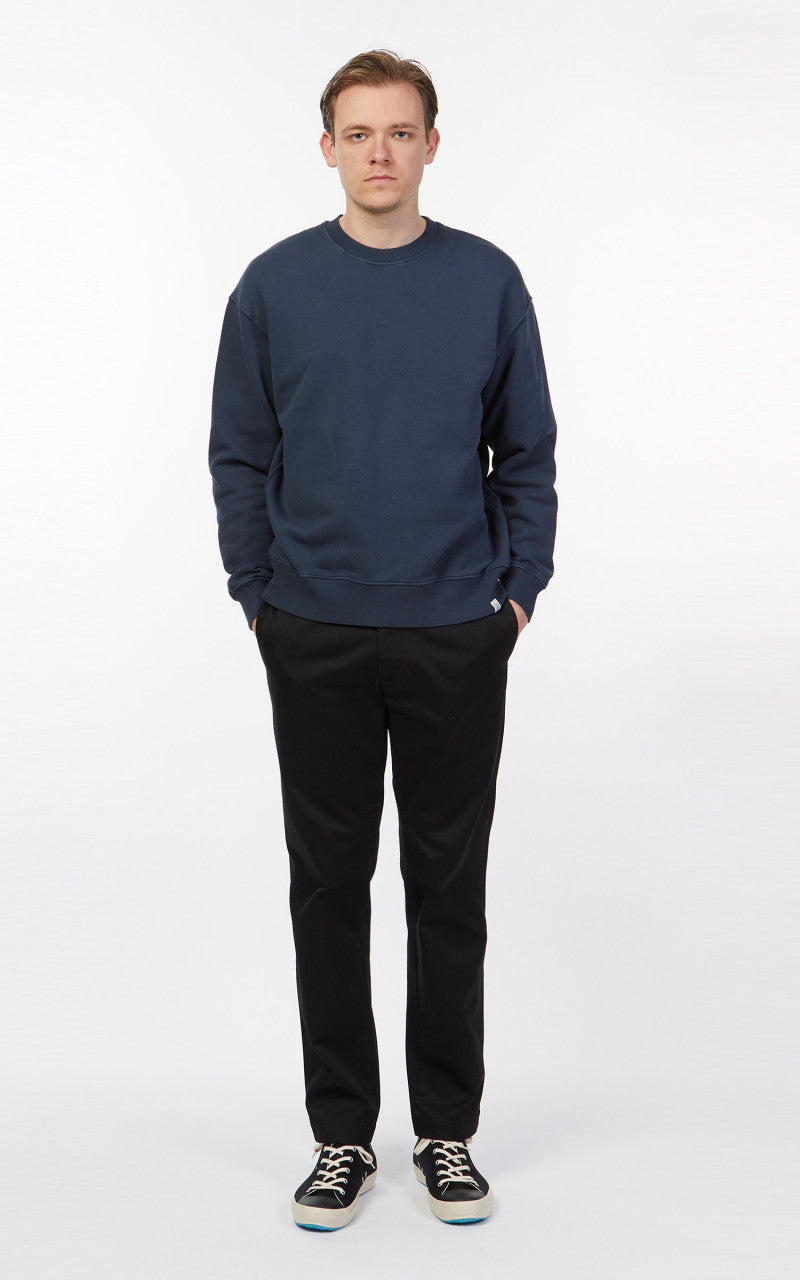 Merz b. Schwanen CSWOS02 Oversized Sweatshirt Denim Blue