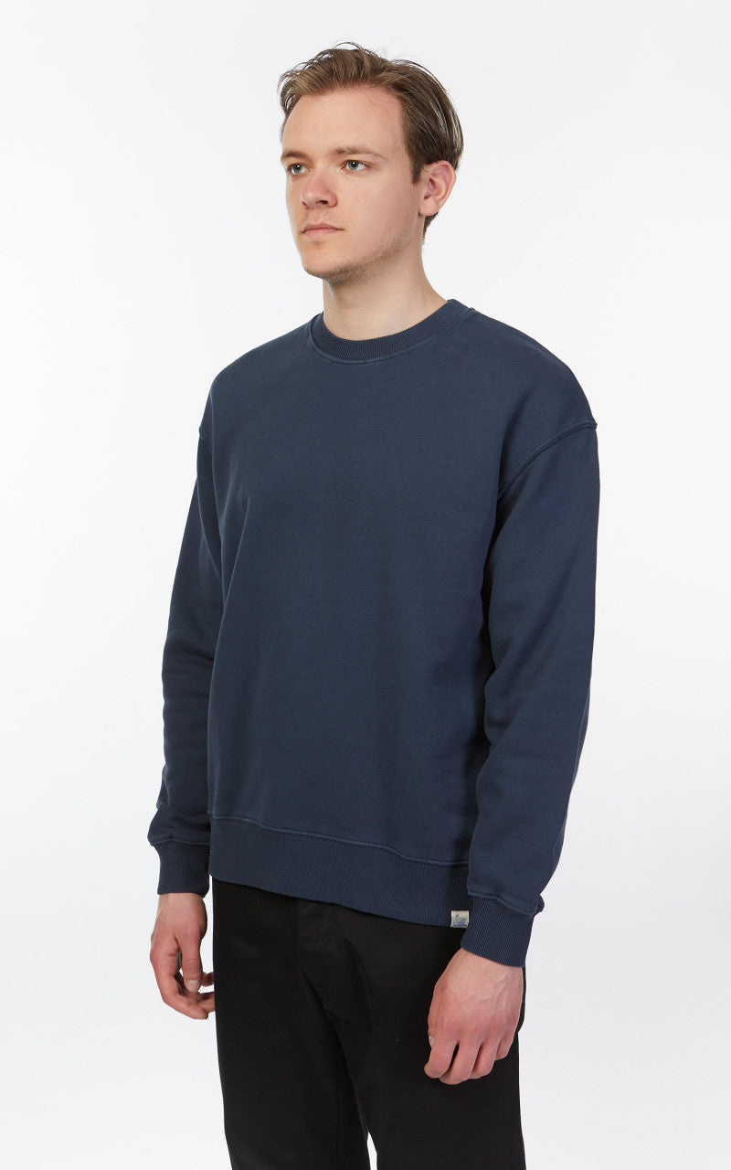 Merz b. Schwanen CSWOS02 Oversized Sweatshirt Denim Blue