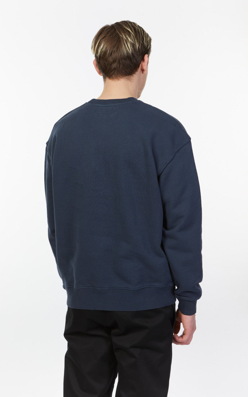 Merz b. Schwanen CSWOS02 Oversized Sweatshirt Denim Blue