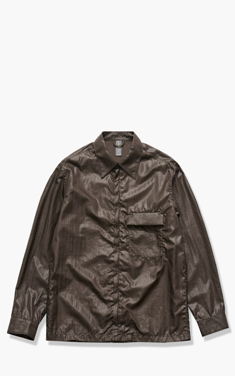 UNAFFECTED Zip-Up Shirt Olive