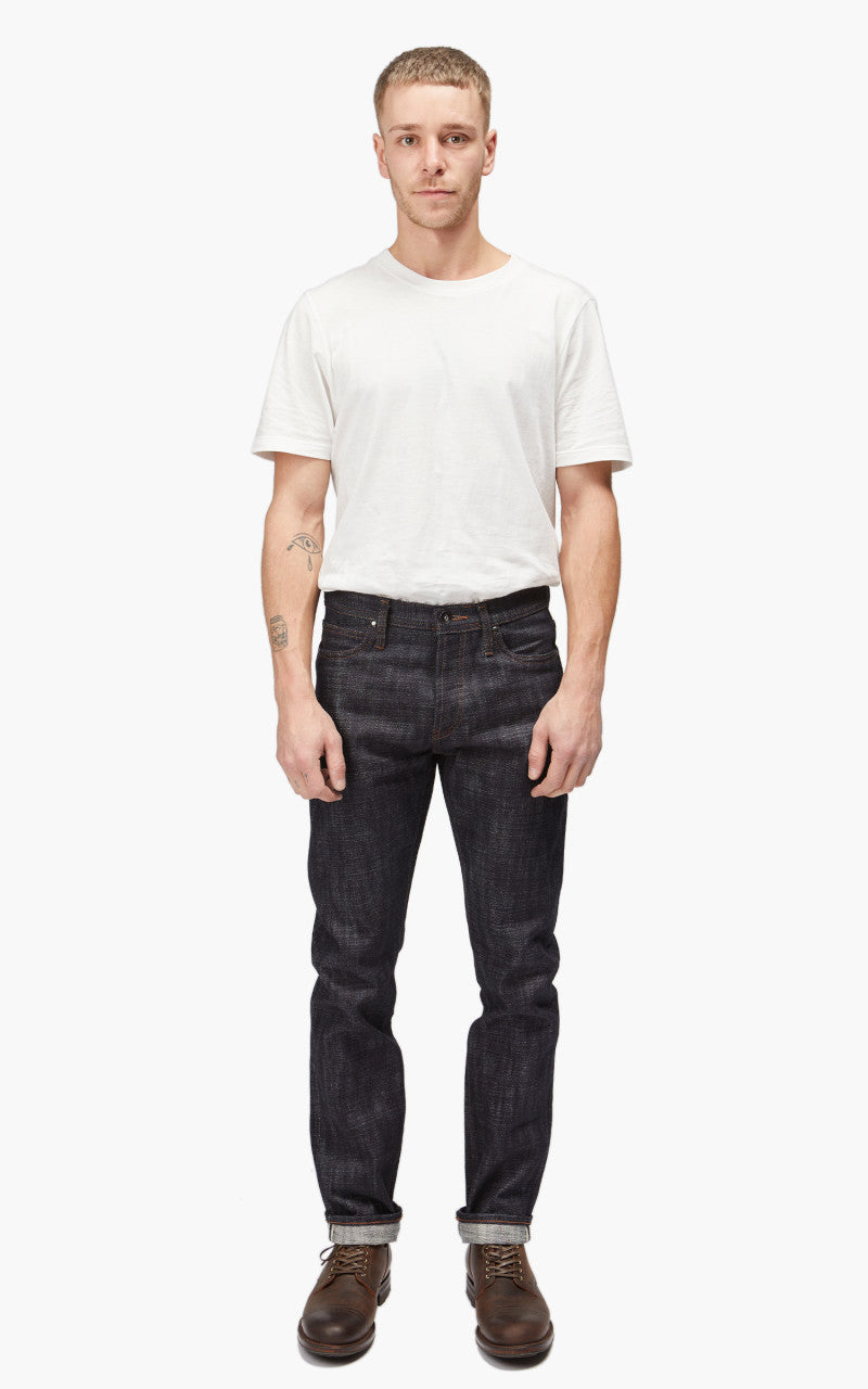 The Unbranded Brand UB170 Skinny Fit Heavyweight Big Slub Selvedge Denim 22oz