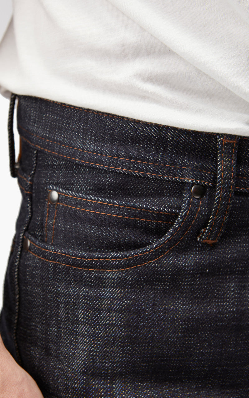 The Unbranded Brand UB170 Skinny Fit Heavyweight Big Slub Selvedge Denim 22oz