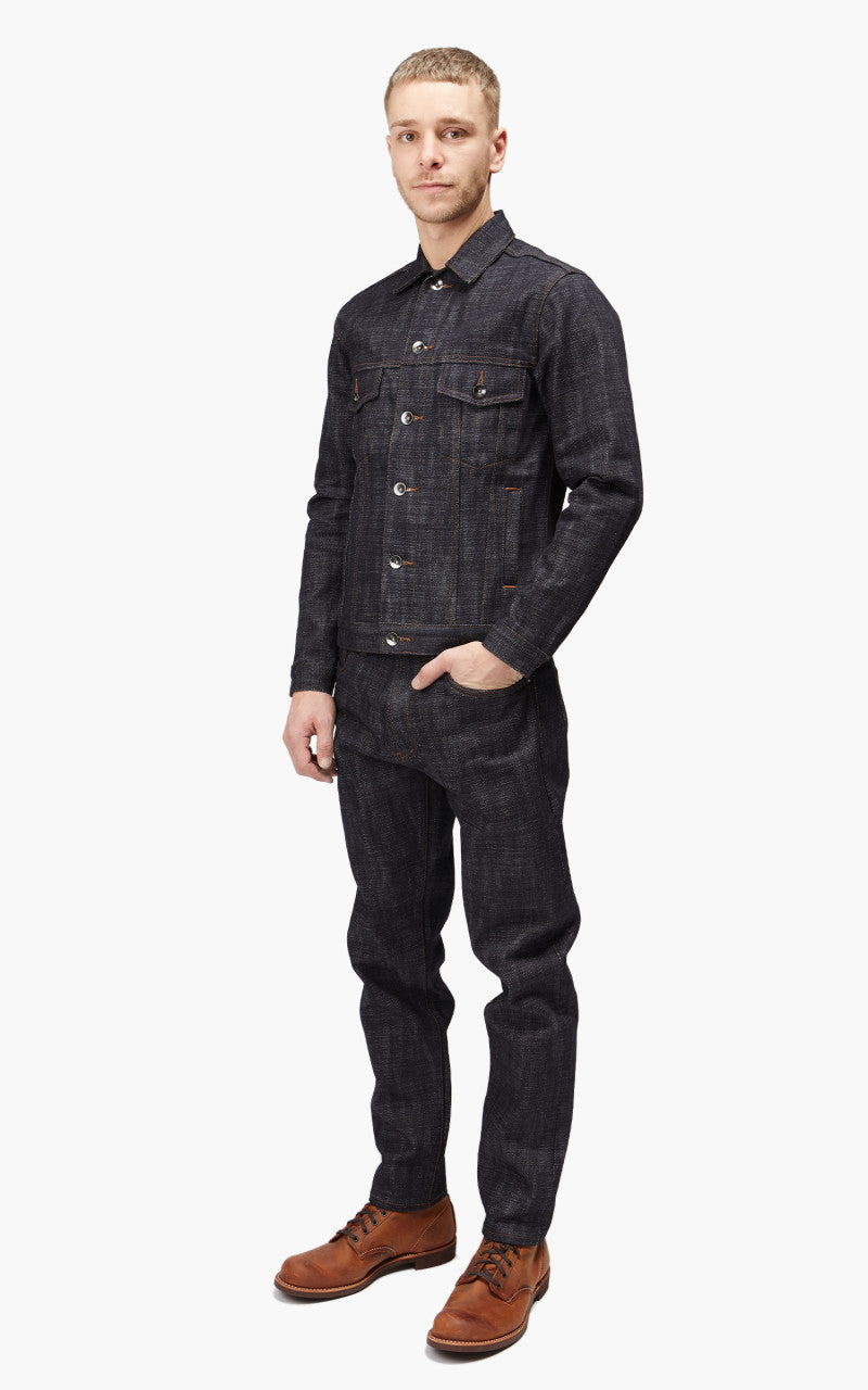 The Unbranded Brand UB970 Denim Jacket Heavyweight Big Slub Selvedge Denim 22oz