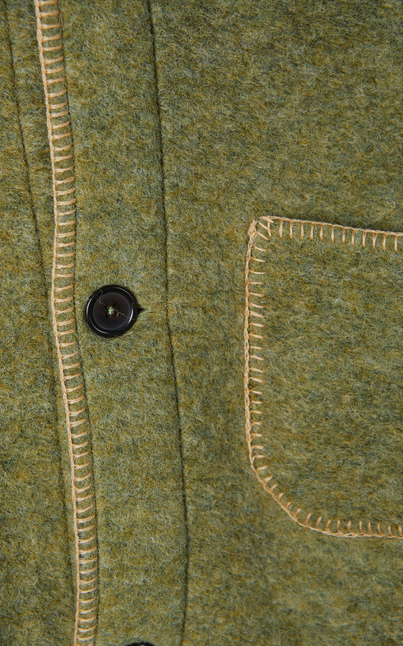 Universal Works Blanket Field Jacket Light Olive