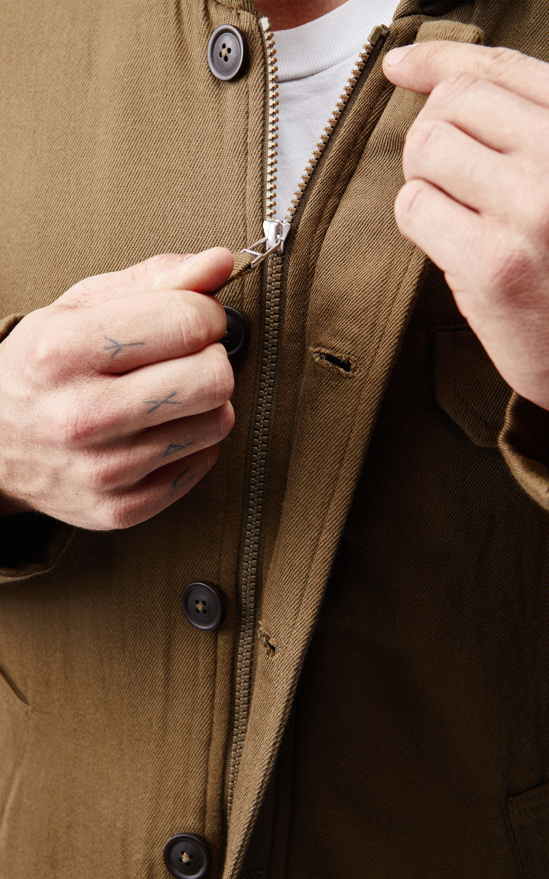 Universal Works N1 Jacket Vintage Heavy Twill Olive