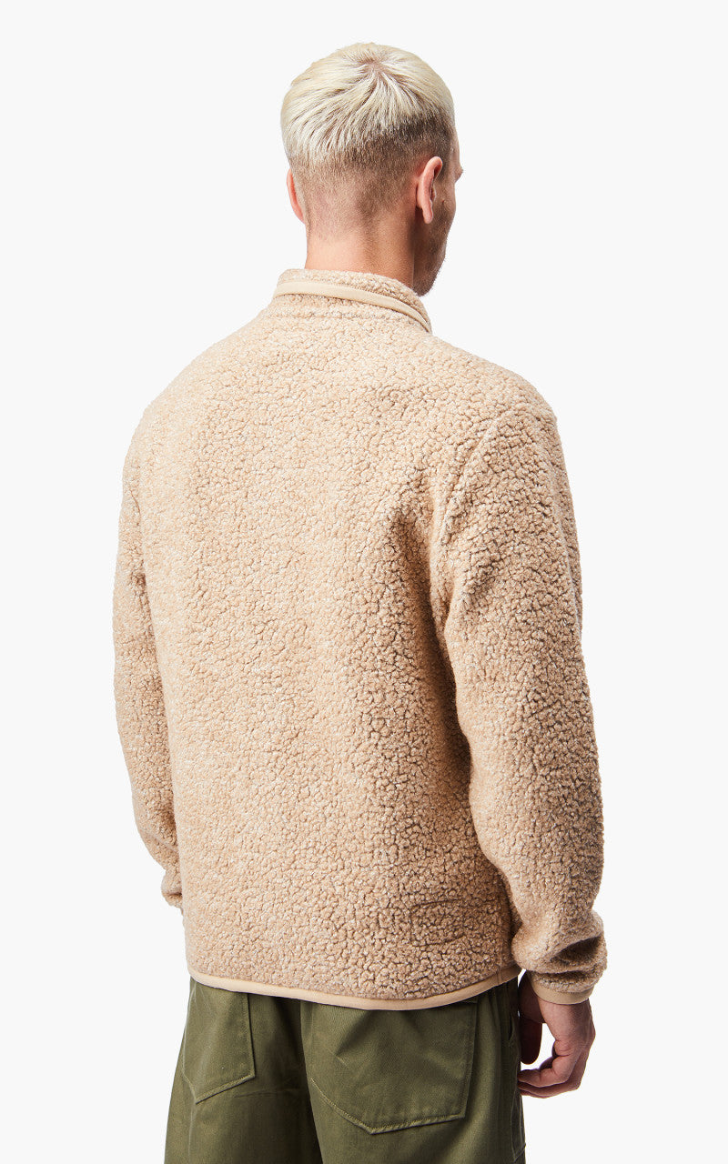 Universal Works Lancaster Jacket Shakespeare Fleece Stone