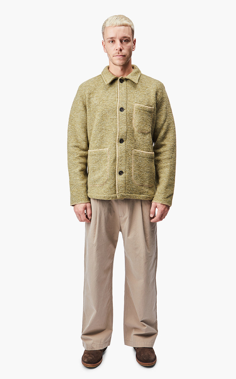 Universal Works Blanket Field Jacket Light Olive