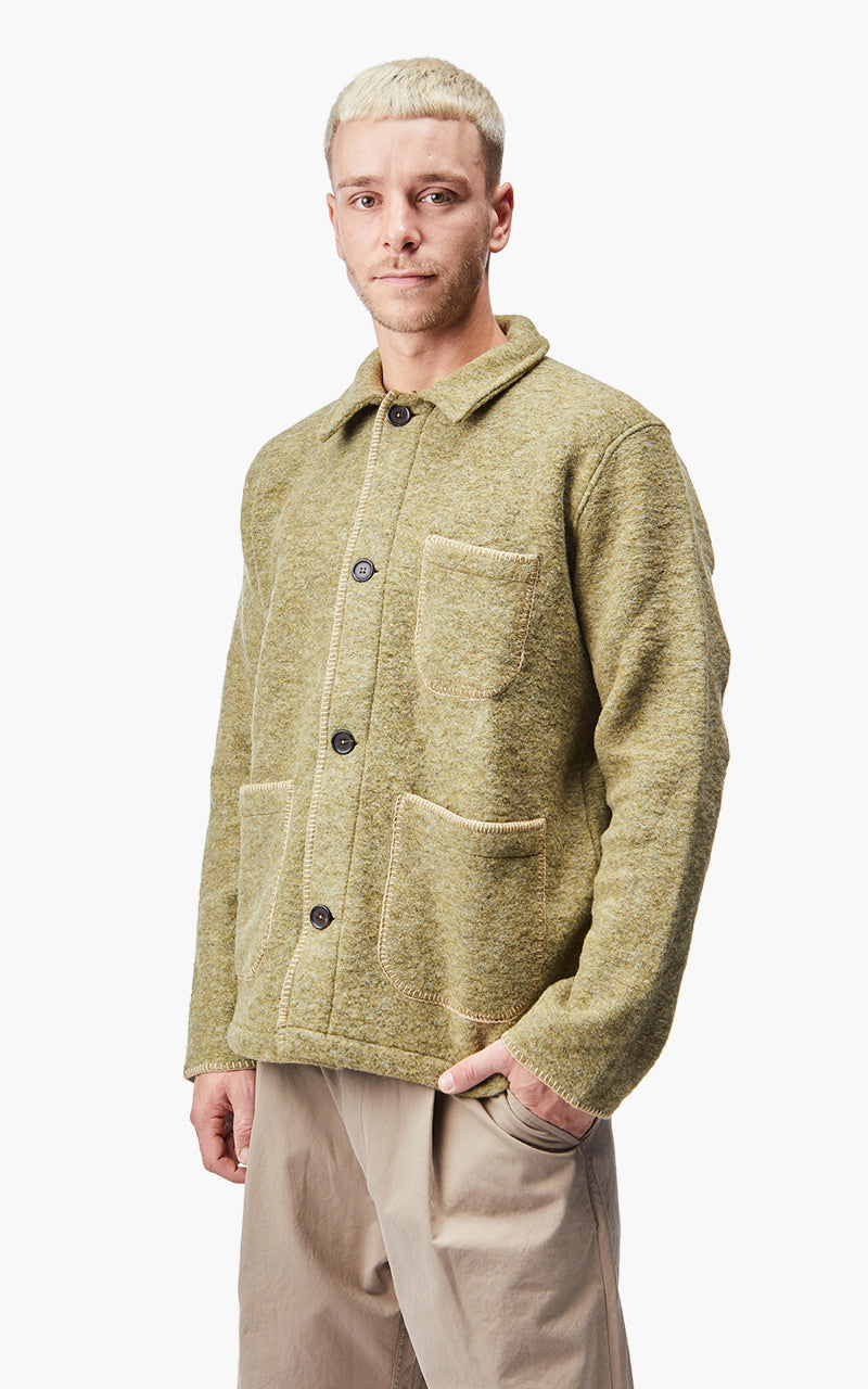 Universal Works Blanket Field Jacket Light Olive