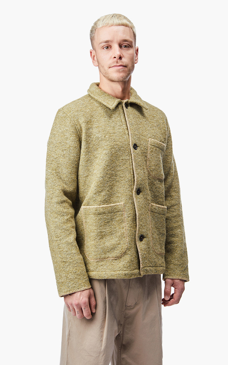 Universal Works Blanket Field Jacket Light Olive