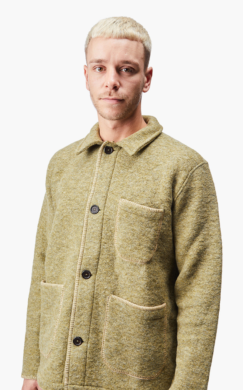 Universal Works Blanket Field Jacket Light Olive