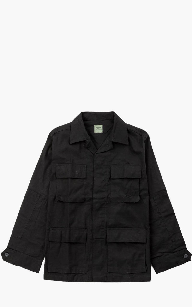 Military Surplus US BDU Field Jacket Ripstop Black S