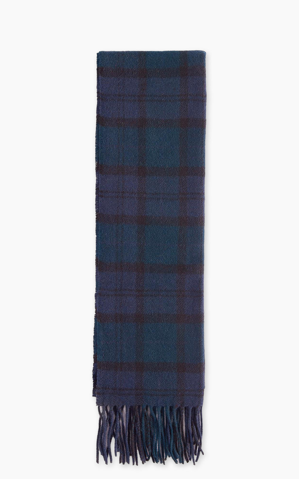 Barbour Scarf Tartan Lambswool Navy