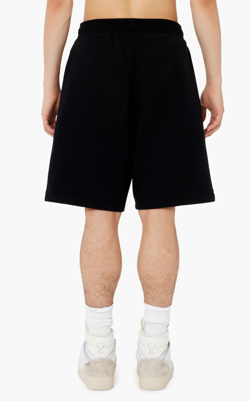 AMI Paris Tonal Ami De Coeur Short Black/Red