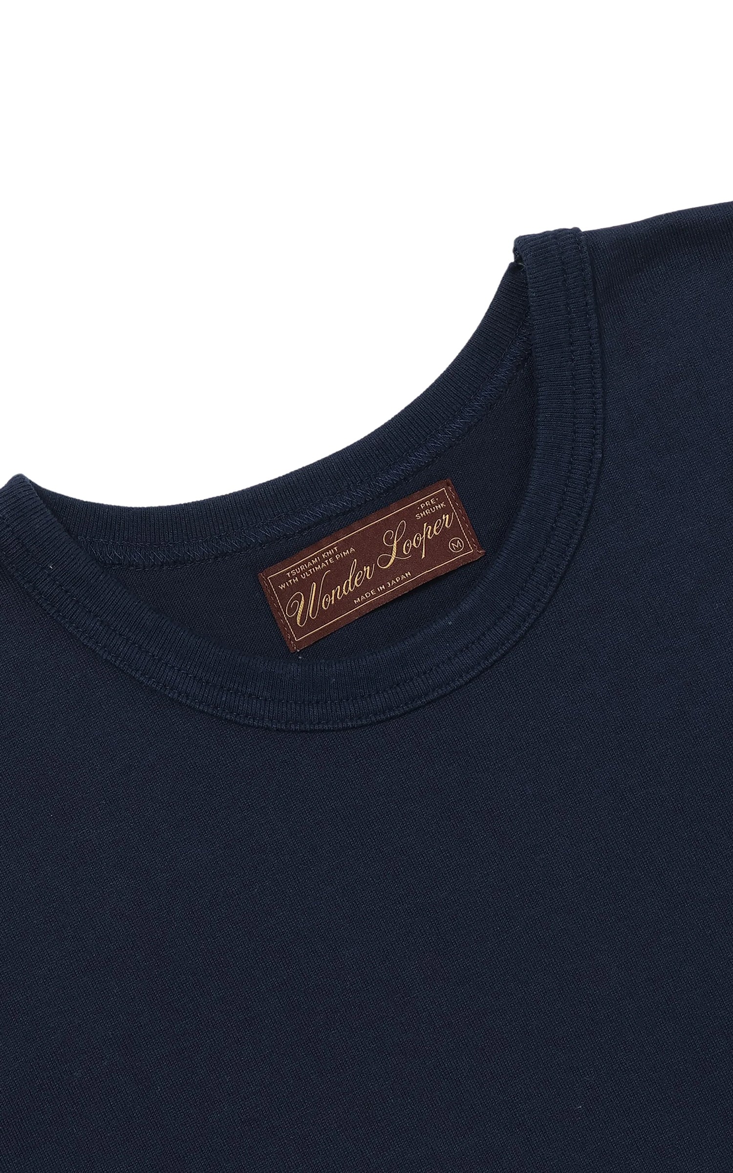 Wonder Looper Ultimate Pima Tsuriami T-Shirt Navy
