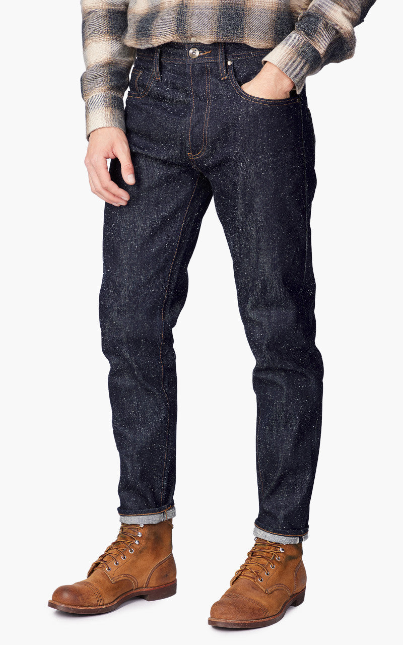 The Unbranded Brand UB143 Skinny Fit Heavyweight Neppy Selvedge 18oz