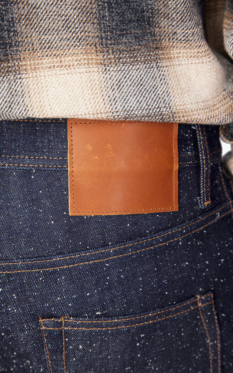 The Unbranded Brand UB143 Skinny Fit Heavyweight Neppy Selvedge 18oz