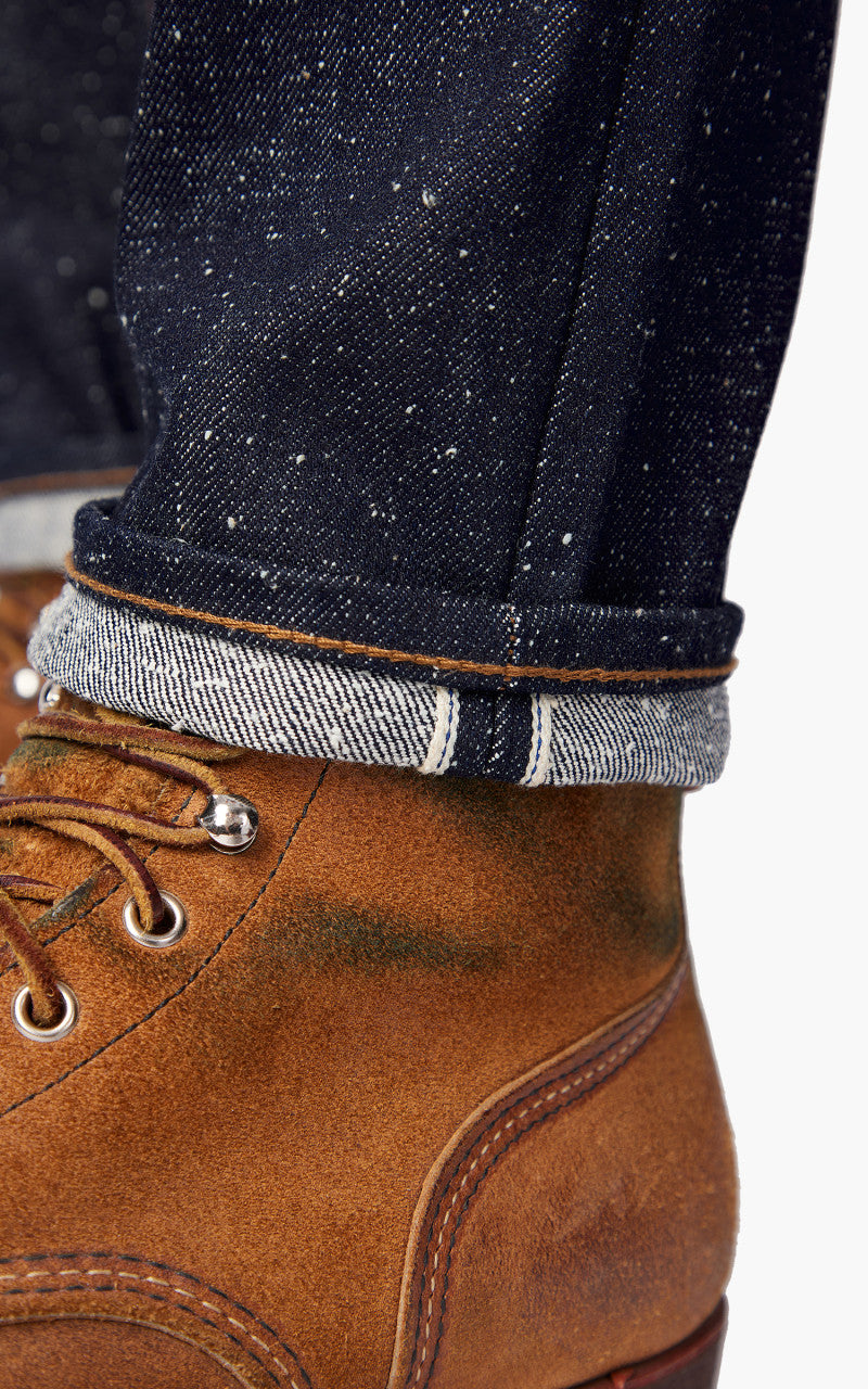The Unbranded Brand UB143 Skinny Fit Heavyweight Neppy Selvedge 18oz