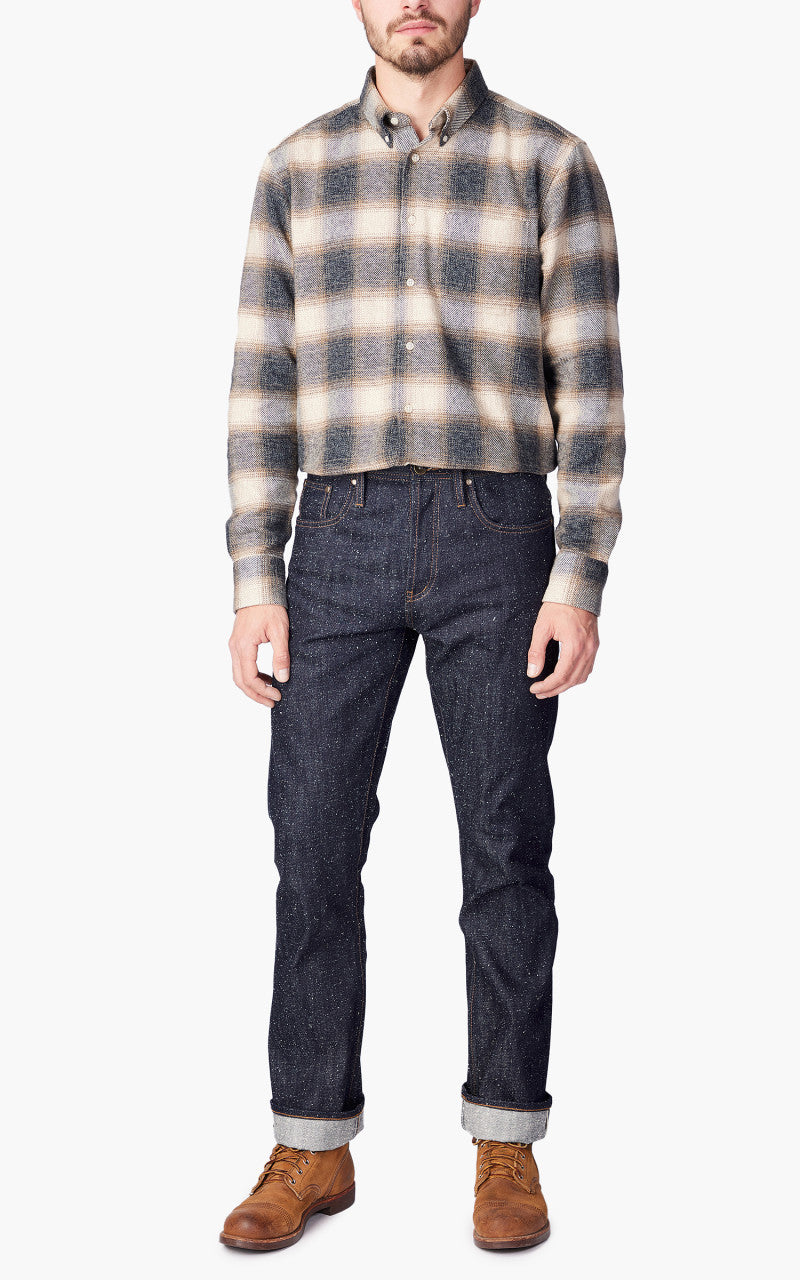 The Unbranded Brand UB243 Tapered Fit Heavyweight Neppy Selvedge 18oz